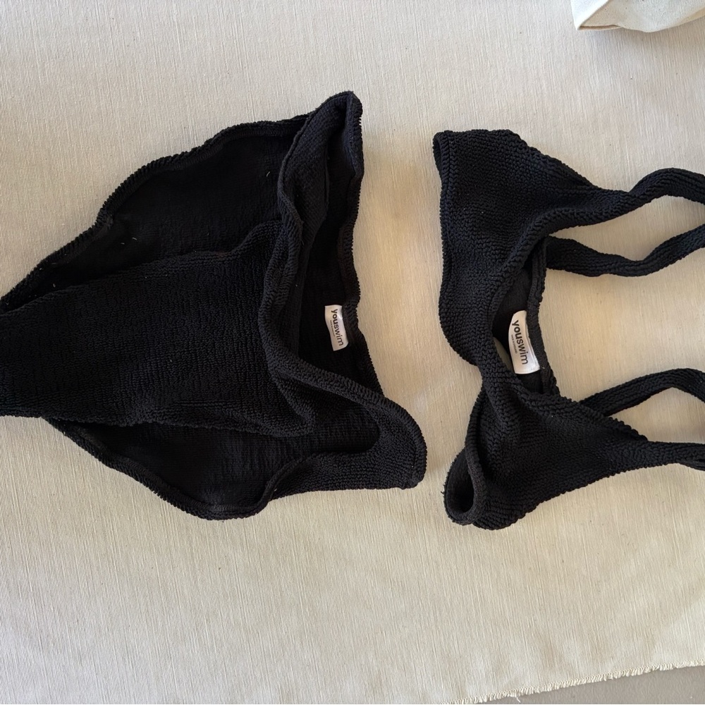 Eva Standard Waist Bikini Youswim suit - black